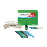 Charisma Opal Basic Kit - Svetlom tuhnúci kompozit s časticami Microglass