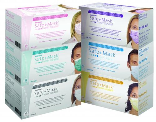 Medicom Maseczki zabiegowe SafeMask Premier Standard Typ IIR
