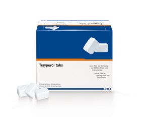 Traypurol Tabs 50 Stk. - Aktivtabletten zur Reinigung von Abformlöffeln und Instrumenten