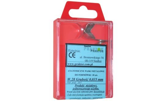 Anatomiczne paski metalowe do formówki Wzór 28 0,035 mm.jpg