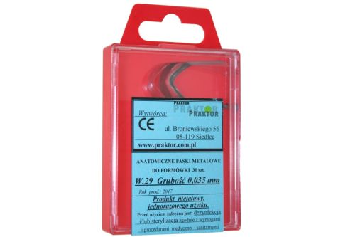 Anatomiczne paski metalowe do formówki Wzór 29 0,035 mm.jpg