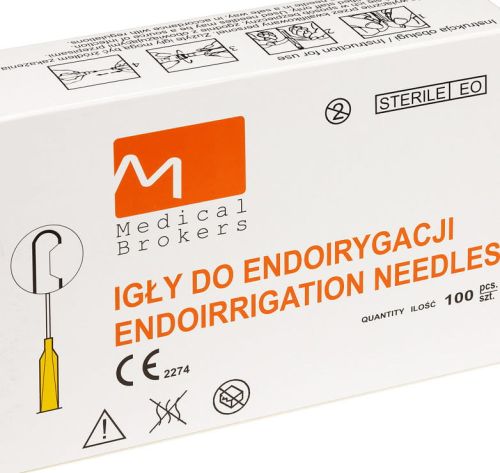 Molteni Igly-do-endoirygacji-z-jednym-bocznym-otworem Igły jednorazowego użytku, apirogenne, sterylne z jednym bocznym otworem 0,3x25