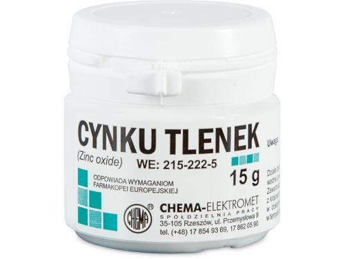 chema tlenek cynku do past