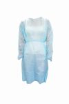 Blue polypropylene medical apron 25g/m2 size M/L 10pcs.