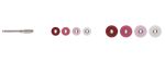 SeptoDiscs Refill Medium 1/2" - Discs for finishing and polishing composites