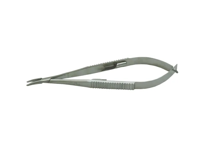 DM afg140 Denmax Igłotrzymacz stomatologiczny CASTROVIEJO wygięty 14 cm