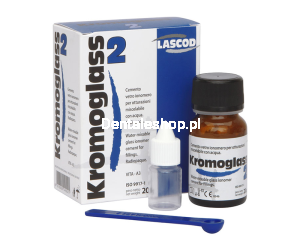 Kromoglass 2 - Glass ionomer cement for fillings, miscible with water