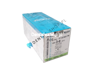 Atramat Nylon 4-0 CE-19 3/8 Kreis 45 cm 12 Stück - Nicht absorbierende Polyamidnähte