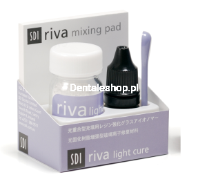 Riva Light Cure Powder 15g + Liquid 8g A3 - Resin Modified Glass Ionomer Cement