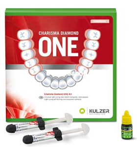 Charisma Diamond ONE Set mit 2 Spritzen 4 g + Gluma Bond Universal 4 ml