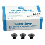 Super-Snap discs black large L506 50 pcs. - Disc system for contouring, finishing and polishing