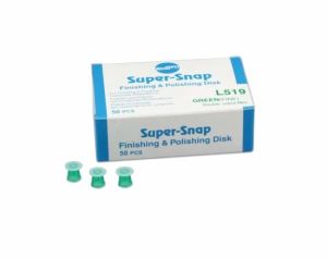 Super-Snap discs green small L519 50 pcs. - Disc system for contouring, finishing and polishing