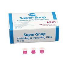 Super-Snap discs pink small L521 50 pcs. - Disc system for contouring, finishing and polishing