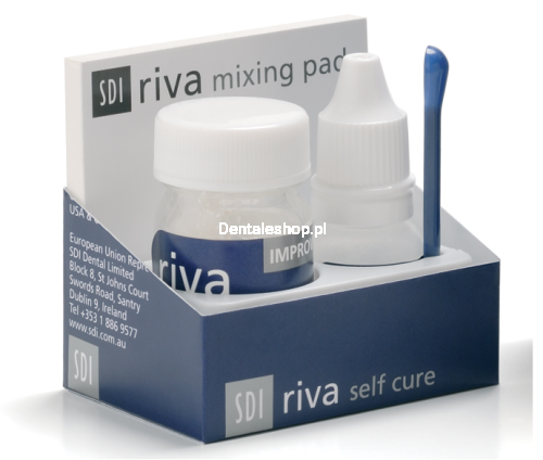 SDI Riva Self Cure Zestaw proszek 15g + płyn 8 g A2 - Odtwórczy materiał glasjonomerowy