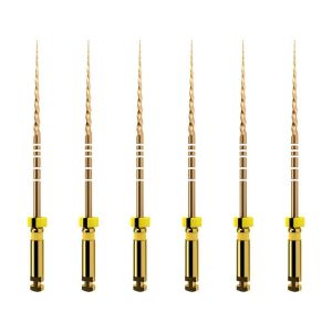 Maillefer ProTaper GOLD 6 pcs. F1 Yellow 25 mm - Sterile nickel titanium machine files