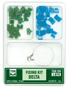 TOR VM Fixing Kit Delta – Dentale Silikonkeile mit Delta-Ring