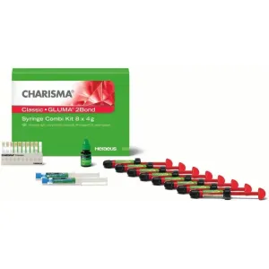 Charisma Classic Combi Set 8 x 4 g + GLUMA 2 Bond - Microhybrid Verbundwerkstoff