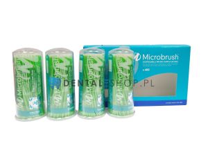 YOUNG Microbrush Green Regular (2,0 mm) 4 x100 Stück - Einweg-Mikroapplikatoren