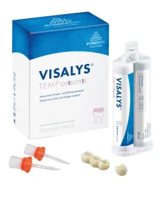 Visalys Temp One One 1:1 MEDIUM (A2-A3) 50 ml + końcówki - materiał do tymczasowych koron i mostów