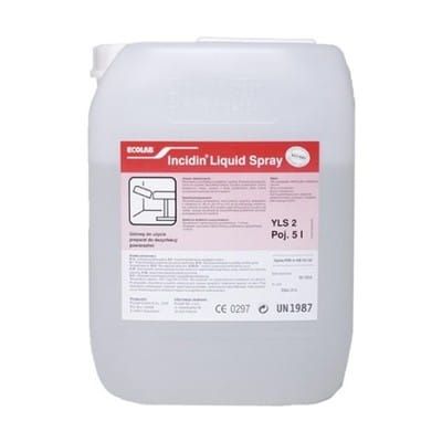 incidin liquid spray 5l ecolab - preparat do szybkiej dezynfekcji powierzchni