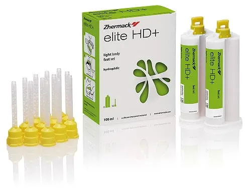elite hd light body fast set zhermack masa silikonowa szybkowiążąca mala lepkosc