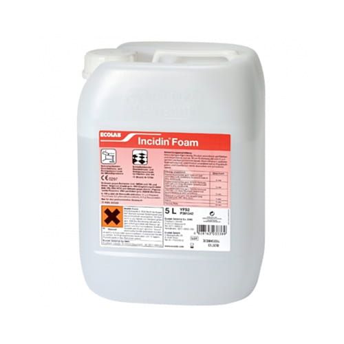 ecolab incidin foam 5l - pianka do szybkiej dezynfekcji powierzchni